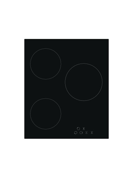 Simfer | Hob | H4.030.DECSP | Vitroceramic | Number of burners/cooking zones 3 | Touch | Black