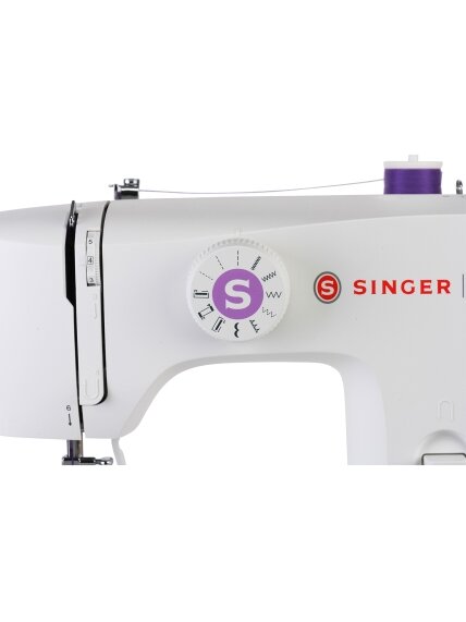 Singer | Sewing Machine | M1605 | Number of stitches 6 | Number of buttonholes 1 | White 4