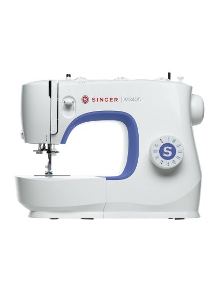 Singer | Sewing Machine | M3405 | Number of stitches 23 | Number of buttonholes 1 | White 1 Singer | Sewing Machine | M3405 | Number of stitches 23 | Number of buttonholes 1 | White 1
