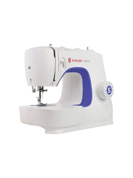 Singer | Sewing Machine | M3405 | Number of stitches 23 | Number of buttonholes 1 | White 2 Singer | Sewing Machine | M3405 | Number of stitches 23 | Number of buttonholes 1 | White 2