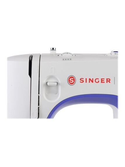 Singer | Sewing Machine | M3405 | Number of stitches 23 | Number of buttonholes 1 | White 5 Singer | Sewing Machine | M3405 | Number of stitches 23 | Number of buttonholes 1 | White 5