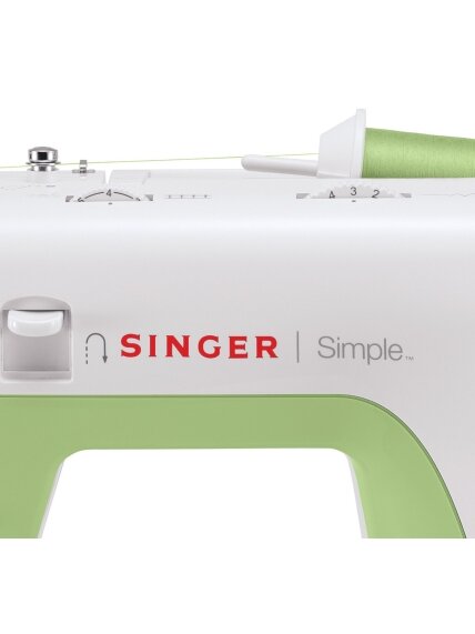 Singer | Sewing Machine | Simple 3229 | Number of stitches 31 | Number of buttonholes 1 | White/Green 3 Singer | Sewing Machine | Simple 3229 | Number of stitches 31 | Number of buttonholes 1 | White/Green 3