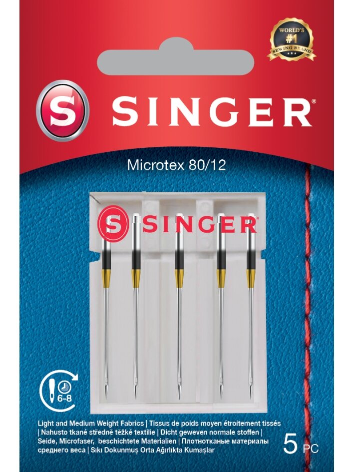 Singer | Microtex Needle 80/12 5PK