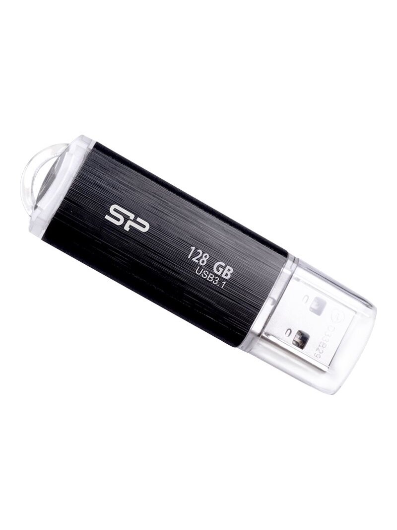 Silicon Power | USB 3.1 Flash Drive | Blaze B02 | 128 GB | USB 3.2 Gen 1/USB 3.1 Gen 1/USB 3.0/USB 2.0 | Black 1
