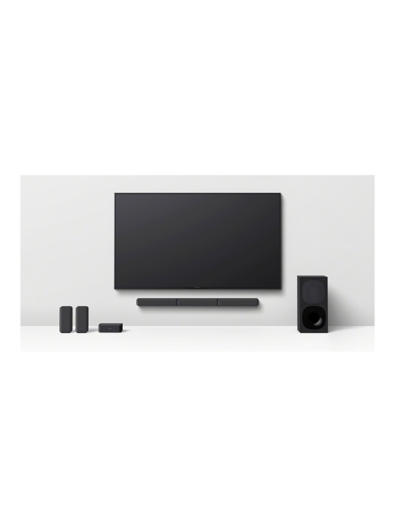 Sony | HT-S40R 5.1ch Home Cinema Soundbar with Wireless Rear Speakers | Black | No | USB port | Wi-Fi | Bluetooth | Wireless connection 7
