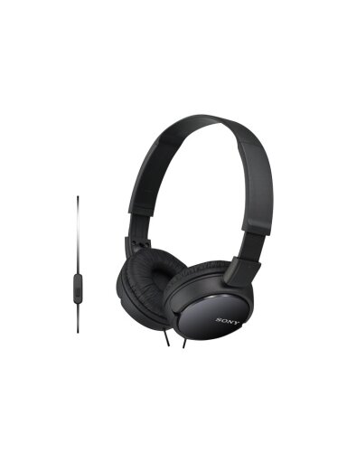 Sony | Headphones | MDR-ZX110 | Wired | Over-Ear | Black