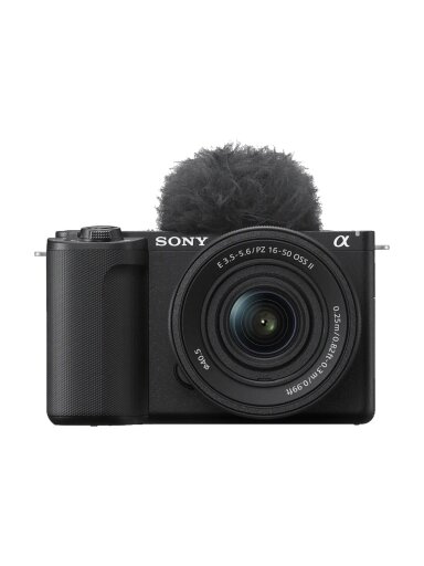Sony Mirrorless Vlog Camera | ZV-E10M2KB ZV-E10 II and 16-50mm Lens Kit | Mirrorless Camera body | 27 MP | ISO sensitivity (max) 102400 | Display diagonal 3 " | Video recording | Wi-Fi | Fast Hybrid AF | Magnification 2 x | APS-C type (23.3 x 15.5 mm), Ex
