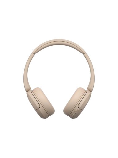 Sony | Wireless Headphones | WH-CH520 | Wireless | On-Ear | Microphone | Beige | Noise canceling | Wireless