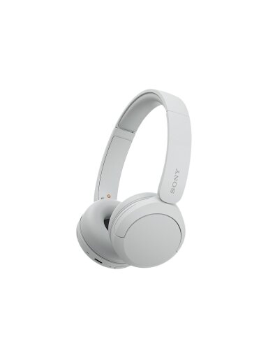 Sony | Wireless Headphones | WH-CH520 | Wireless | On-Ear | Microphone | White | Noise canceling | Wireless