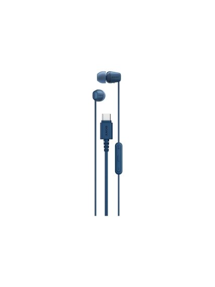 Sony Earbuds | IER‑EX15C | Wired | In-ear | Microphone | Blue
