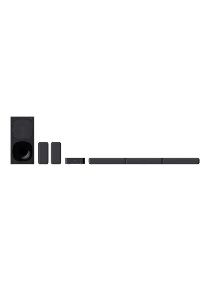 Sony | HT-S40R 5.1ch Home Cinema Soundbar with Wireless Rear Speakers | Black | No | USB port | Wi-Fi | Bluetooth | Wireless connection 1