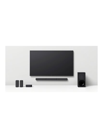 Sony | HT-S40R 5.1ch Home Cinema Soundbar with Wireless Rear Speakers | Black | No | USB port | Wi-Fi | Bluetooth | Wireless connection 7