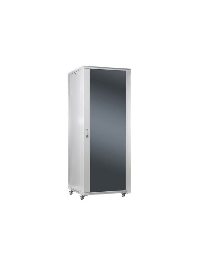 SOMI Networks | 27U, 19″ Freestanding Cabinet | 27U-60/60NAC | Max Load 800kg; Removable and Lockable Side Panels; Glass Doors; Unassembled | Depth: 60 cm | Gray SOMI Networks | 27U, 19″ Freestanding Cabinet | 27U-60/60NAC | Max Load 800kg; Removable and Lockable Side Panels; Glass Doors; Unassembled | Depth: 60 cm | Gray