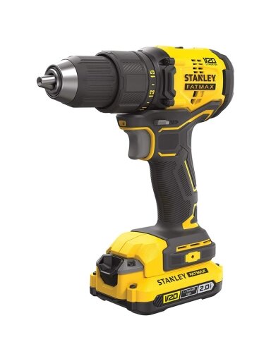 Stanley | 18V V20 Brushless Drill Driver - 2.0Ah Kit | SFMCD710D2K-QW | 18 V | 2.0 Ah | Lithium Ion