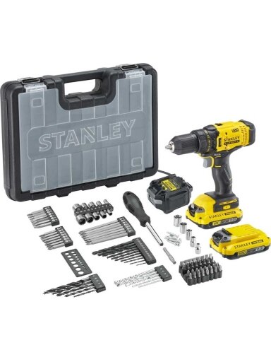 Stanley Screwdriver Kit, 18 V, 2 Ah accumulator | SFMCD700D2A-QW