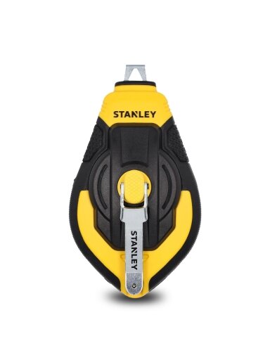 Stanley STHT47312-0 30M 3:1 Comfort Grip Reel Kit With Blue Chalk and Line Level