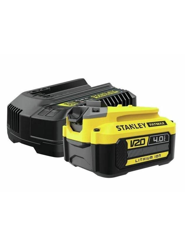 Stanley | SFMCB14M1-QW | 18V V20 Battery Starter Kit - 1 x 4Ah Stanley | SFMCB14M1-QW | 18V V20 Battery Starter Kit - 1 x 4Ah