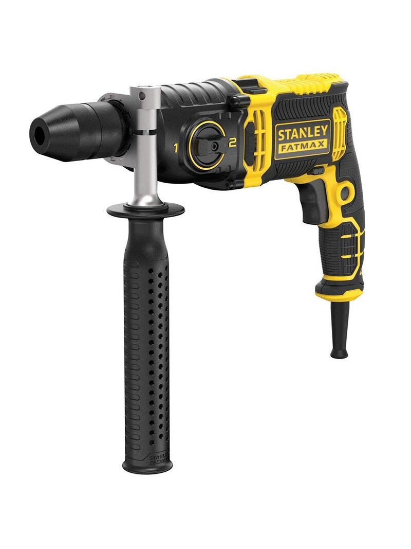 Stanley | 2-Gear Percussion Hammer Drill With Kitbox | FMEH1100K-QS | 1100 W Stanley | 2-Gear Percussion Hammer Drill With Kitbox | FMEH1100K-QS | 1100 W
