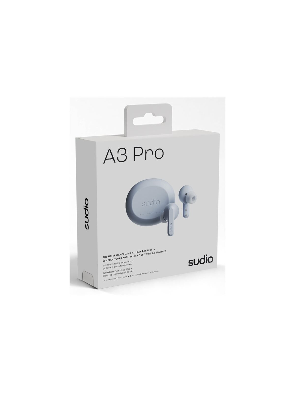 Sudio Earbuds | A3 Pro | Bluetooth | In-ear | Microphone | Powder Blue | Noise canceling | Wireless 2