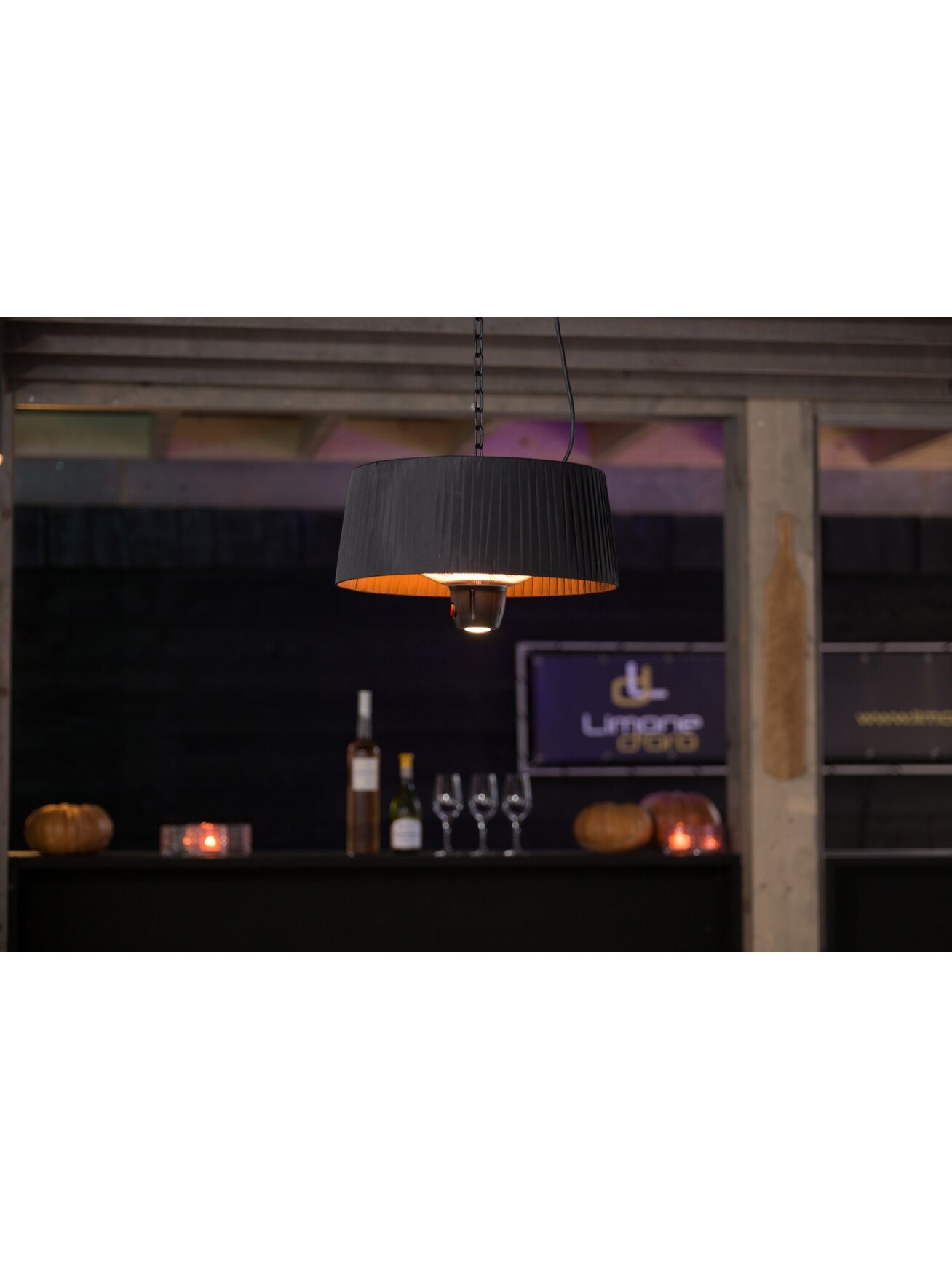 SUNRED | Heater | ARTIX C-HB, Compact Bright Hanging | Infrared | 1500 W | Black | IP24 4