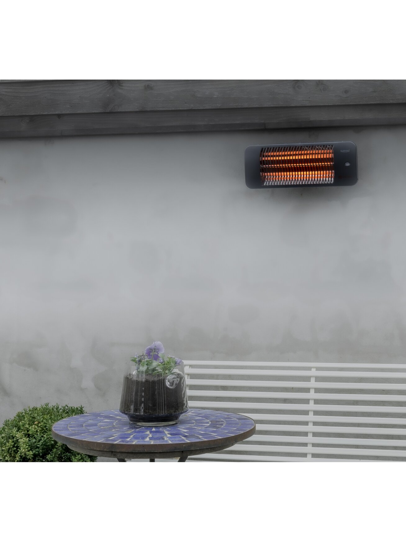 SUNRED | Heater | LUG-2000W, Lugo Quartz Wall | Infrared | 2000 W | Grey | IP24 5