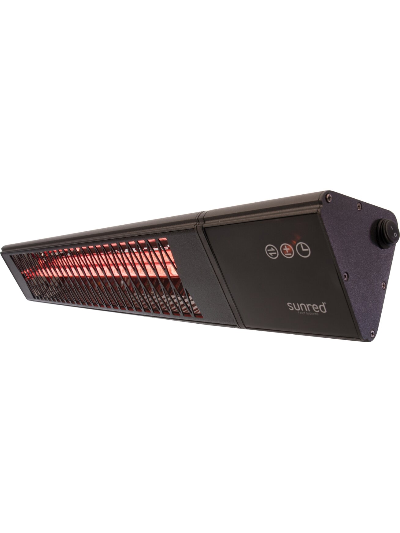 SUNRED | Heater | PRO25W-SMART, Triangle Dark Smart Wall | Infrared | 2500 W | Black | IP55 2