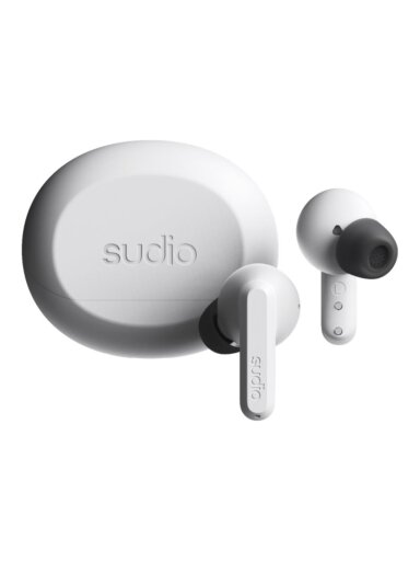 Sudio Earbuds | A3 Pro | Bluetooth | In-ear | Microphone | Fog White | Noise canceling | Wireless