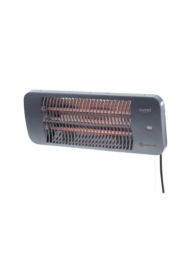 SUNRED | Heater | LUG-2000W, Lugo Quartz Wall | Infrared | 2000 W | Grey | IP24 SUNRED | Heater | LUG-2000W, Lugo Quartz Wall | Infrared | 2000 W | Grey | IP24