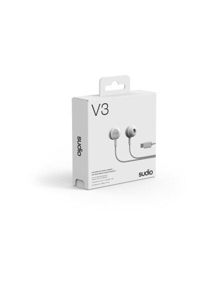 Sudio Earbuds | V3 | USB-C | In-ear | Microphone | Grey White 2 Sudio Earbuds | V3 | USB-C | In-ear | Microphone | Grey White 2