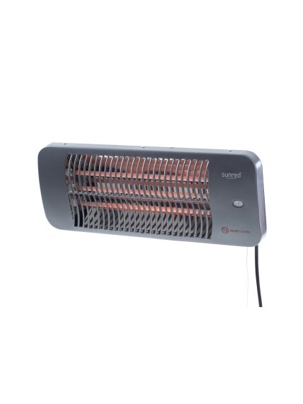 SUNRED | Heater | LUG-2000W, Lugo Quartz Wall | Infrared | 2000 W | Grey | IP24 1