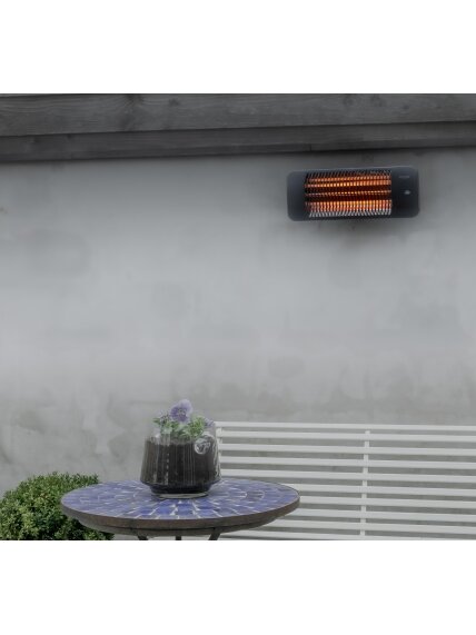 SUNRED | Heater | LUG-2000W, Lugo Quartz Wall | Infrared | 2000 W | Grey | IP24 5