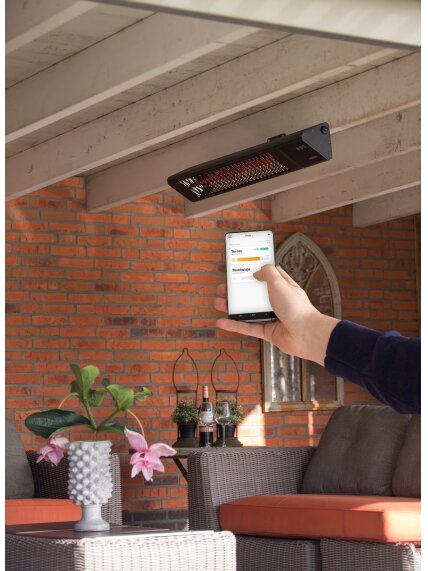 SUNRED | Heater | PRO25W-SMART, Triangle Dark Smart Wall | Infrared | 2500 W | Black | IP55 5 SUNRED | Heater | PRO25W-SMART, Triangle Dark Smart Wall | Infrared | 2500 W | Black | IP55 5