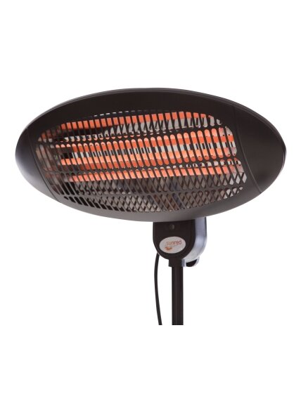 SUNRED | Heater | SMQ2000A, Elekra Quartz Standing | Infrared | 2000 W | Black | IP34 3