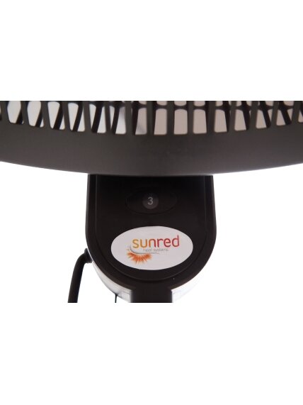 SUNRED | Heater | SMQ2000A, Elekra Quartz Standing | Infrared | 2000 W | Black | IP34 4