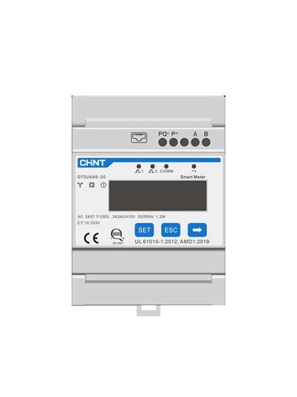 SUNGROW | SEM DTSU666-20 250A Three Phase Smart Meter indirect measurement (needs CT‘s) | UT000138