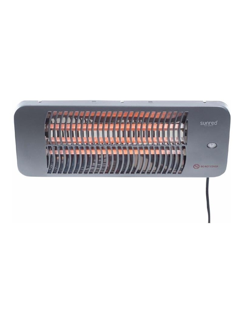 SUNRED | Heater | LUG-2000W, Lugo Quartz Wall | Infrared | 2000 W | Grey | IP24 SUNRED | Heater | LUG-2000W, Lugo Quartz Wall | Infrared | 2000 W | Grey | IP24