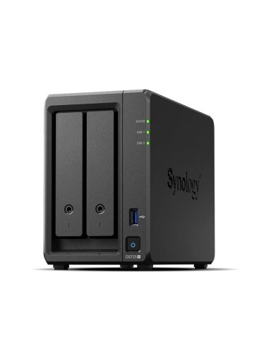 Synology DiskStation | DS725+ | AMD Ryzen | R1600 | 4 GB | DDR4 | Black