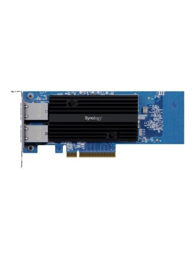 Synology Dual-port 10GbE 10GBASE-T add-in card | E10G30-T2 | PCIe 3.0 x8 Synology Dual-port 10GbE 10GBASE-T add-in card | E10G30-T2 | PCIe 3.0 x8