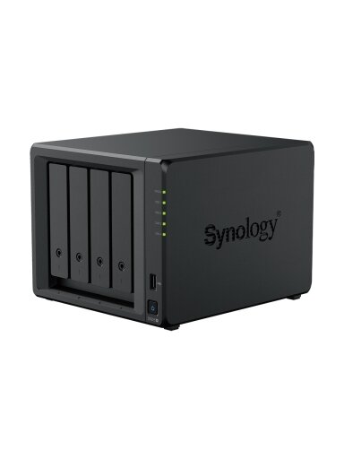 Synology NAS | DS925+ | AMD Ryzen | V1500B | Processor frequency 2.2 GHz | 4 GB | DDR4 ECC SODIMM | Black