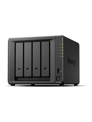 Synology NAS | DS925+ | AMD Ryzen | V1500B | Processor frequency 2.2 GHz | 4 GB | DDR4 ECC SODIMM | Black