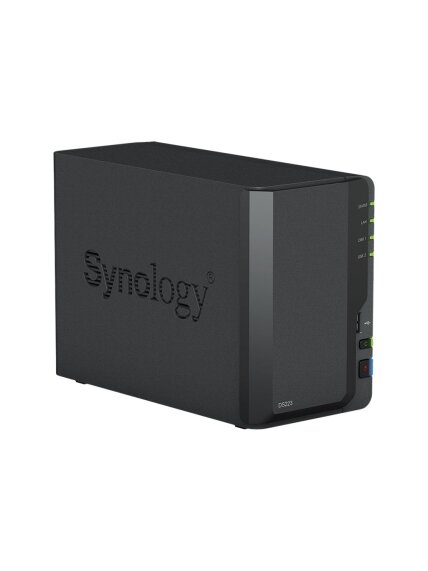Synology | DS223 | Up to 2 HDD/SSD Hot-Swap | Realtek | RTD1619B | Processor frequency 1.7 GHz | 2 GB | DDR4 2