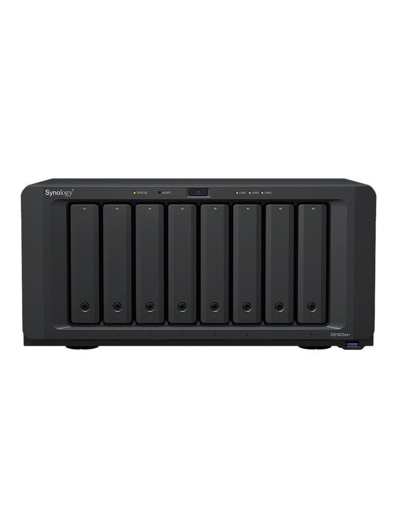 Synology | 8-Bay | DS1823xs+ | Up to 8 HDD/SSD Hot-Swap | AMD Ryzen | V1780B | Processor frequency 3.35 GHz | 8 GB | DDR4 1