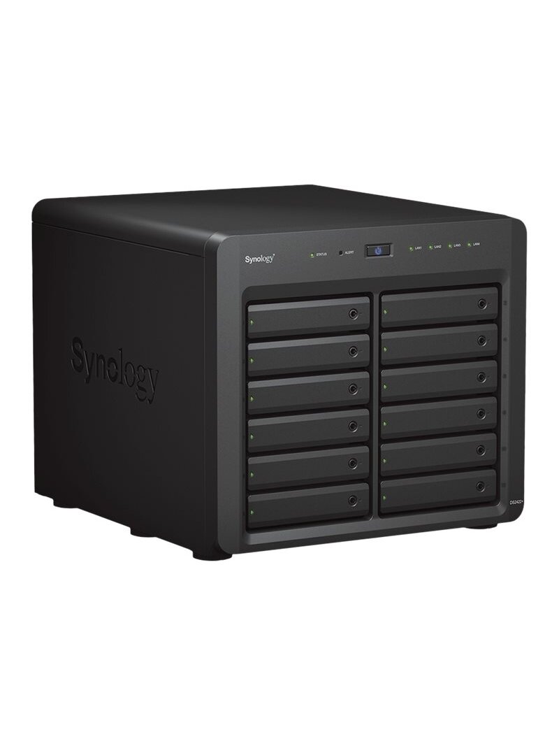 Synology | Tower NAS | DS2422+ | Up to 12 HDD/SSD Hot-Swap | AMD Ryzen | Ryzen V1500B Quad Core | Processor frequency 2.2 GHz | 4 GB | DDR4 2