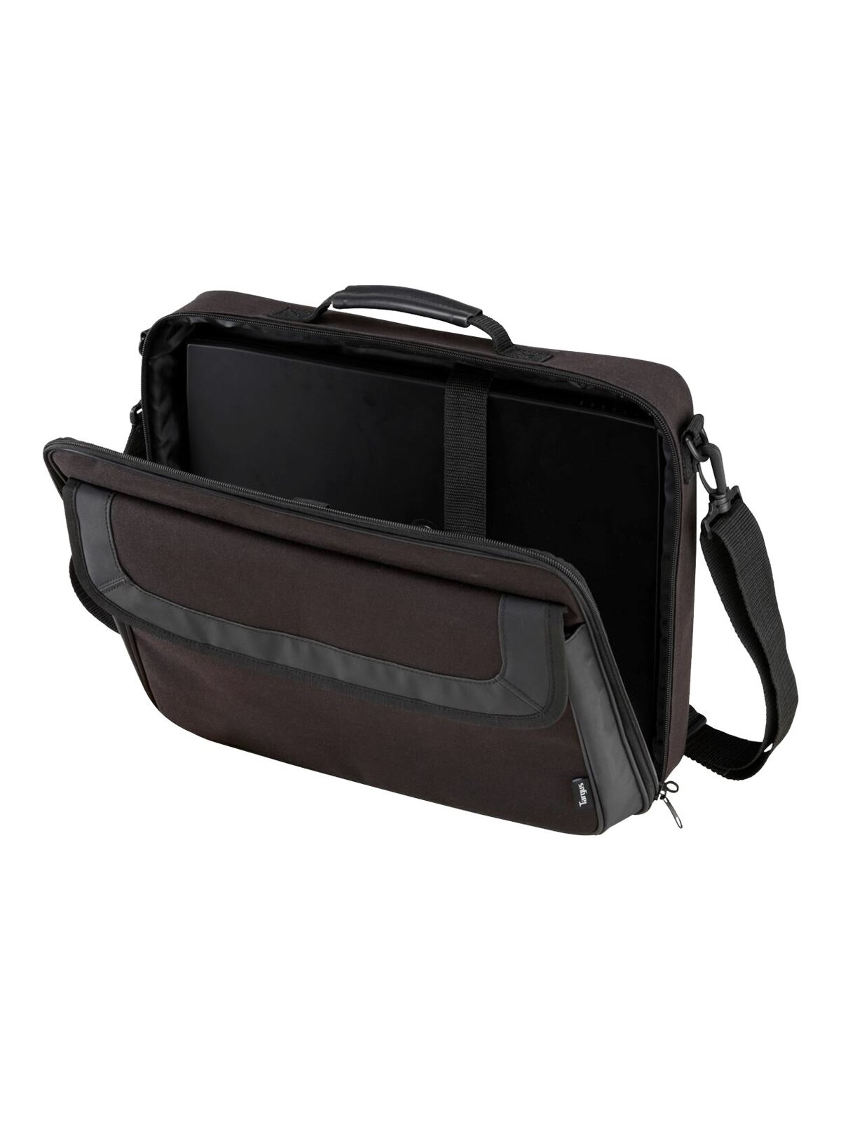Targus | Classic Clamshell Case | Fits up to size 15.6 " | Messenger - Briefcase | Black | Shoulder strap 8