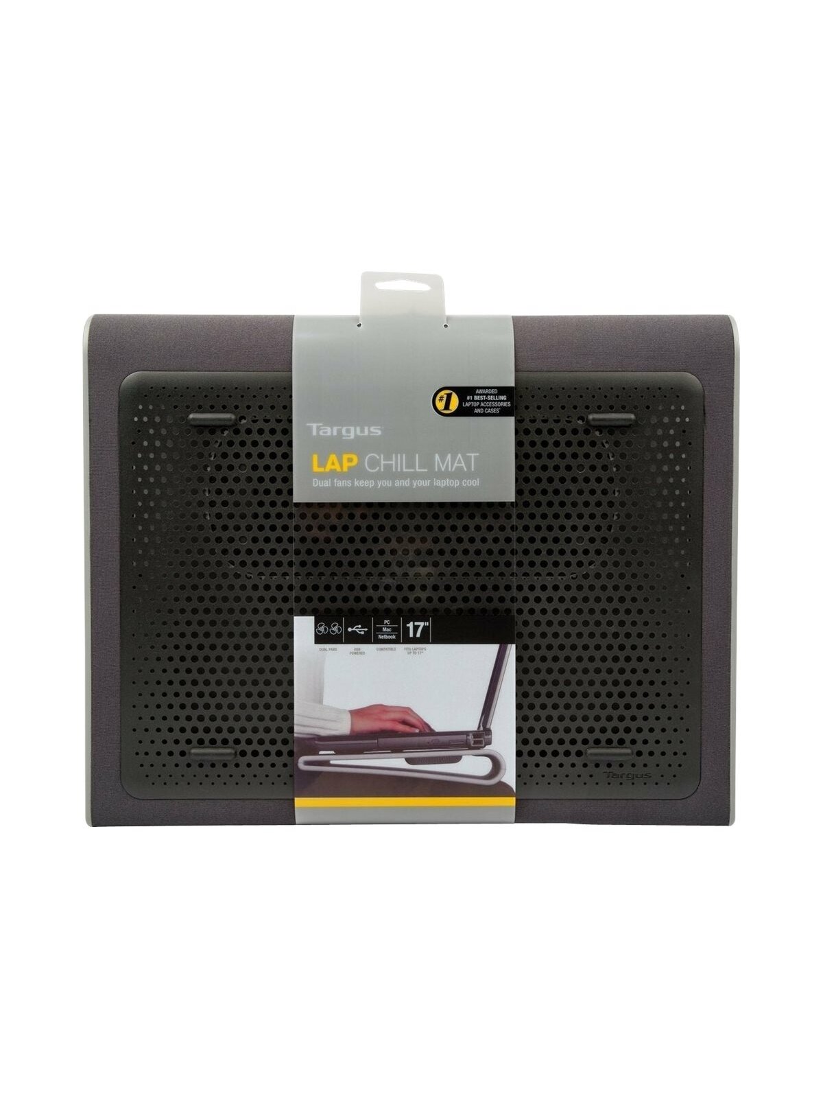 Targus | Notebook Cooling Pad up to 17” | Black/Grey | 319 x 380 x 54 mm | 950 g 3 Targus | Notebook Cooling Pad up to 17” | Black/Grey | 319 x 380 x 54 mm | 950 g 3