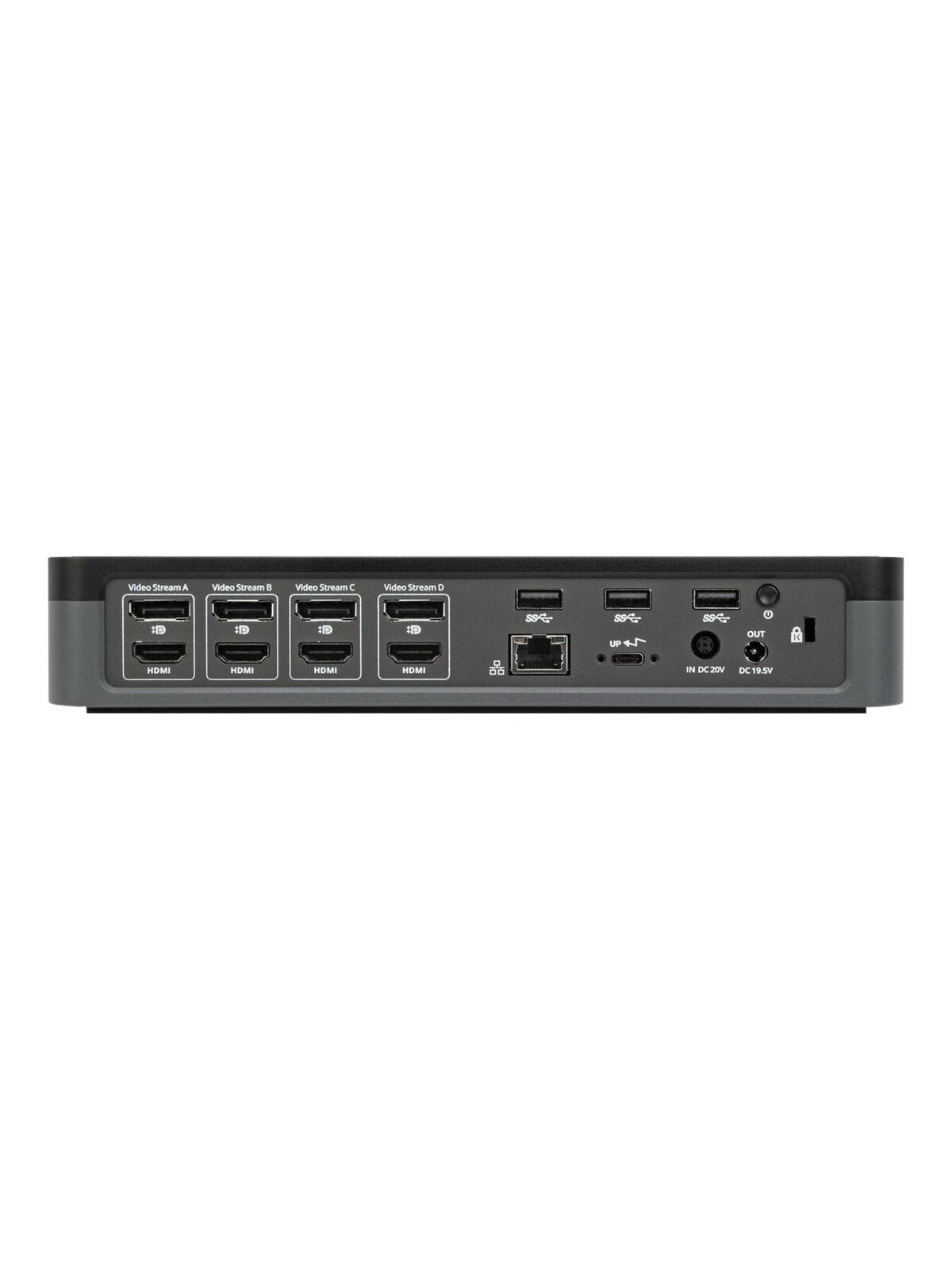 Targus | USB-C Universal Quad 4K (QV4K) Docking Station | DOCK570EUZ | DisplayPorts quantity 4 | USB 3.0 (3.1 Gen 1) Type-C ports quantity 1x USB-C 3.0 Port, 4x USB 3.0 Ports | HDMI ports quantity 4 | 100 W 6 Targus | USB-C Universal Quad 4K (QV4K) Docking Station | DOCK570EUZ | DisplayPorts quantity 4 | USB 3.0 (3.1 Gen 1) Type-C ports quantity 1x USB-C 3.0 Port, 4x USB 3.0 Ports | HDMI ports quantity 4 | 100 W 6
