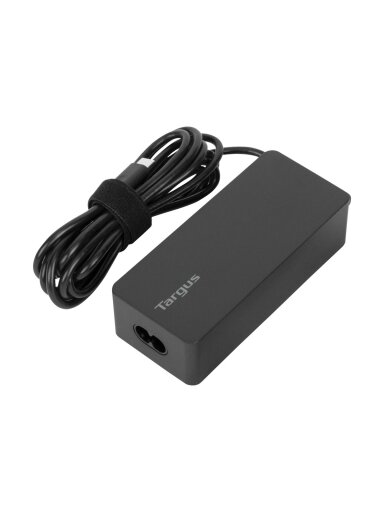 Targus | 65 W USB-C PD Charger - For Laptops or Power Pass-Thru Docks