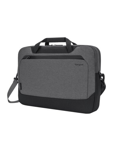 Targus | TBT92602GL | Cypress Briefcase with EcoSmart | Fits up to size 15.6 " | Briefcase | Grey | Shoulder strap Targus | TBT92602GL | Cypress Briefcase with EcoSmart | Fits up to size 15.6 " | Briefcase | Grey | Shoulder strap
