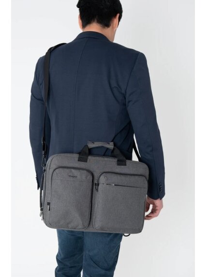 Targus 15-16" Hybrid Briefcase Backpack - Grey | Targus 7 Targus 15-16" Hybrid Briefcase Backpack - Grey | Targus 7