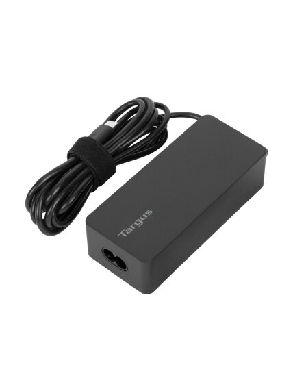 Targus | 65 W USB-C PD Charger - For Laptops or Power Pass-Thru Docks 1 Targus | 65 W USB-C PD Charger - For Laptops or Power Pass-Thru Docks 1